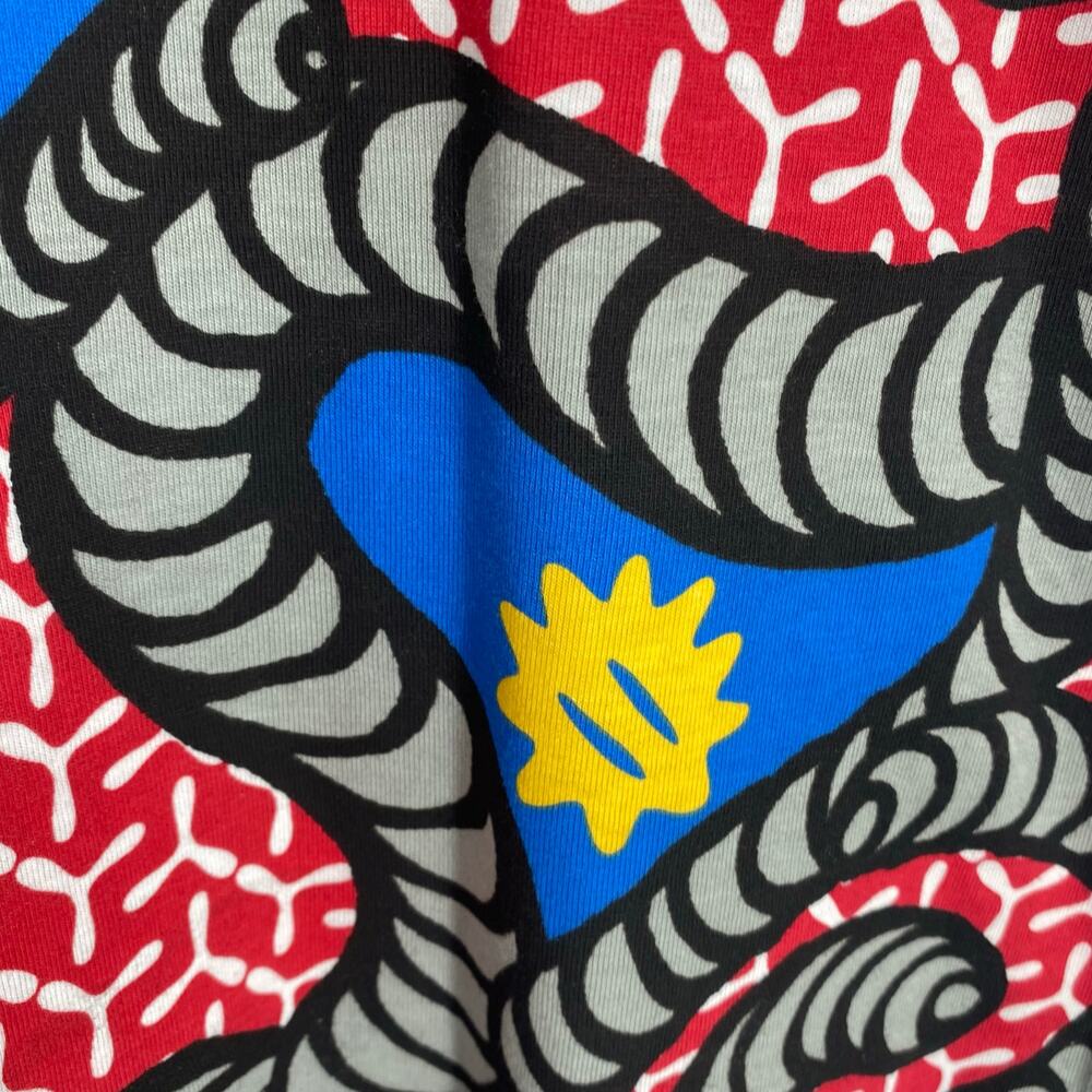 Play Cloths Tank Top Men’s Large 90s Y2K Psychedelic Print Streetwear Colorful - Picture 4 of 8